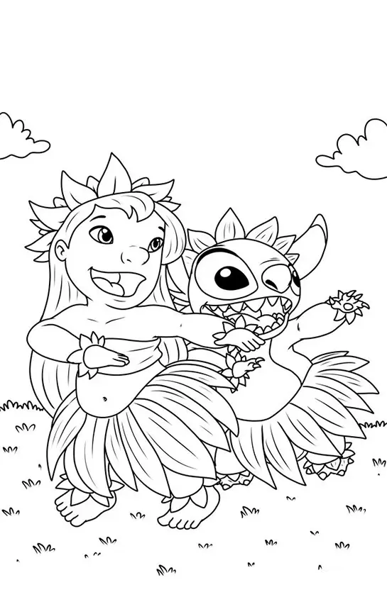Lilo And Stitch Coloring Pages – 058