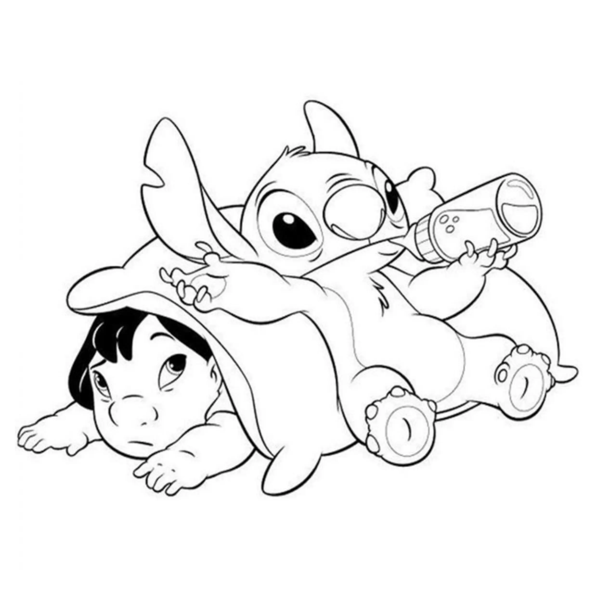 Lilo And Stitch Coloring Pages – 077