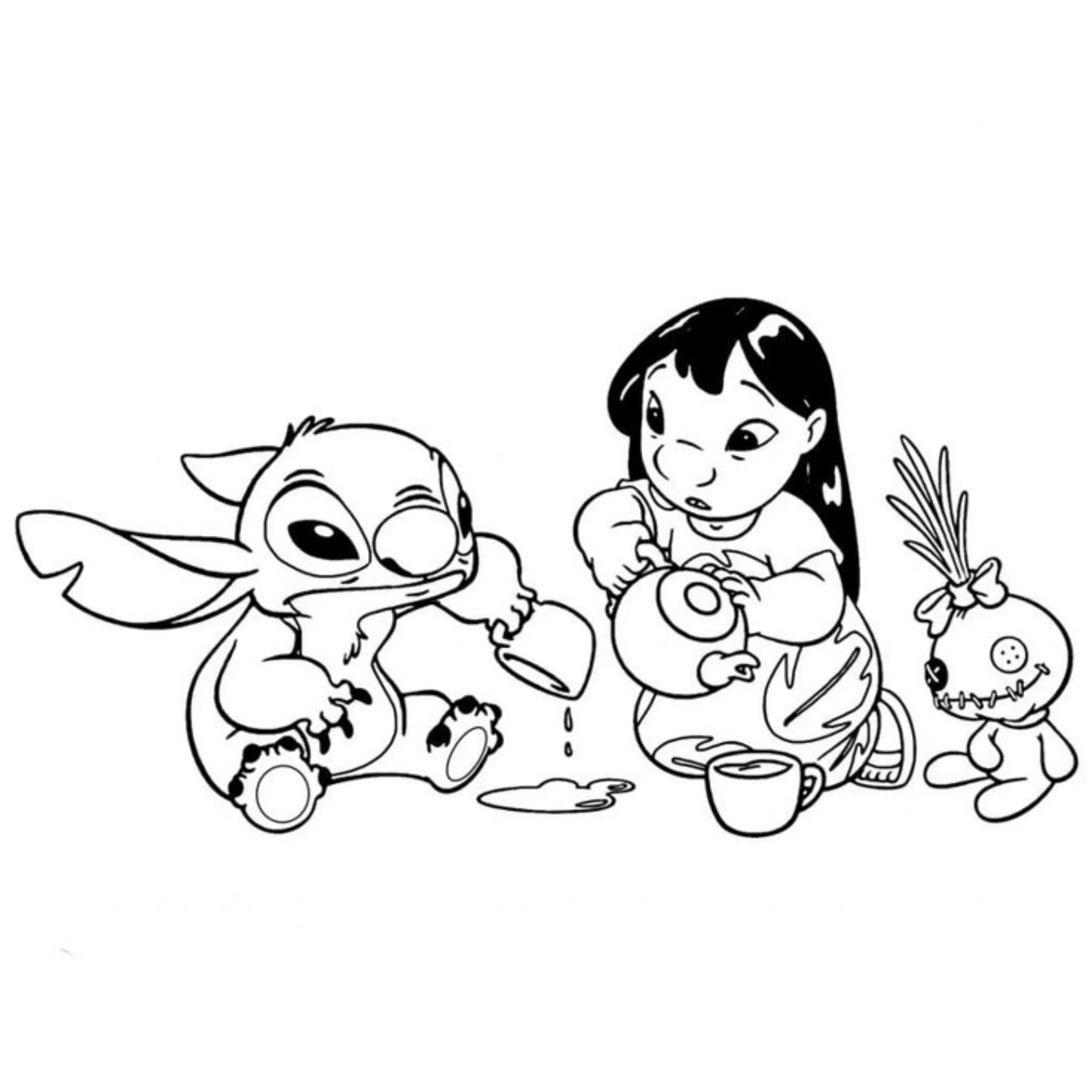 Lilo And Stitch Coloring Pages – 078