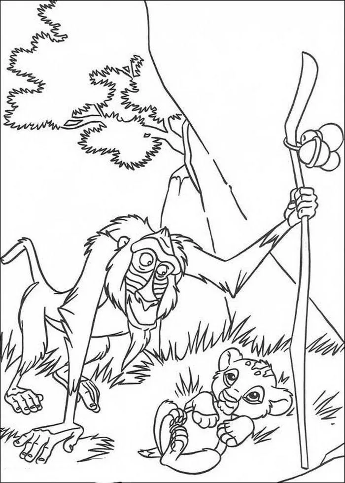 Lion King Coloring Pages – 005