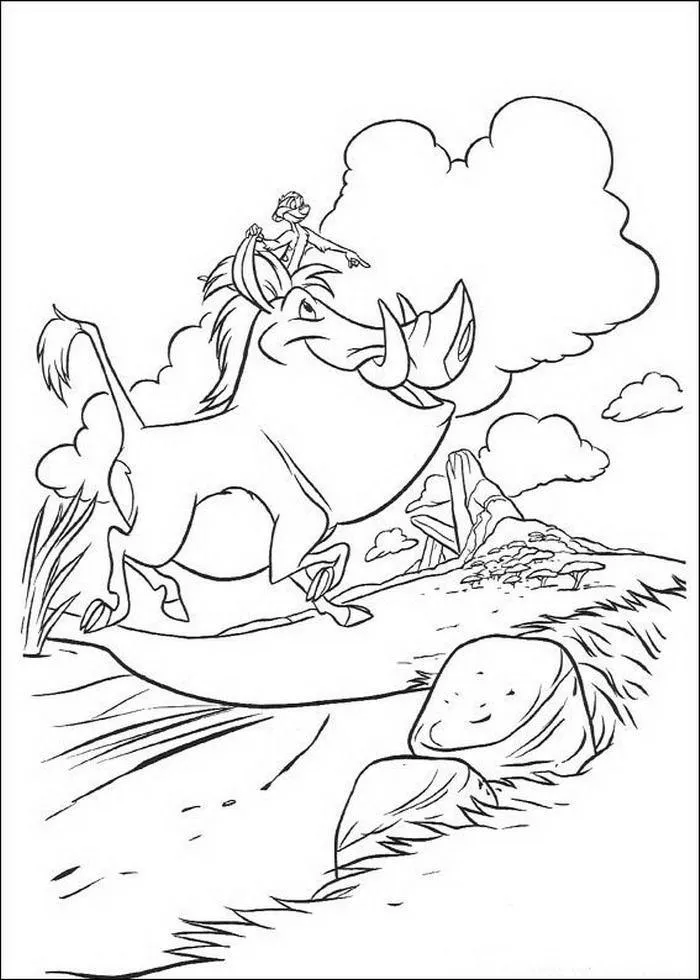 Lion King Coloring Pages – 019