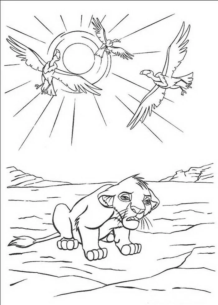 Lion King Coloring Pages – 027