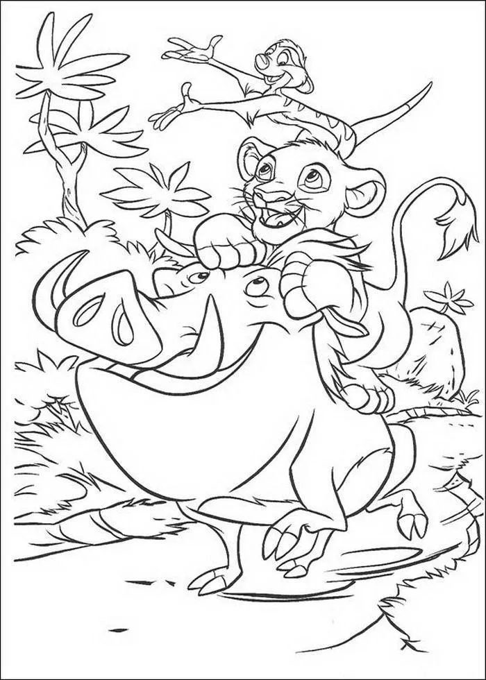 Lion King Coloring Pages – 029