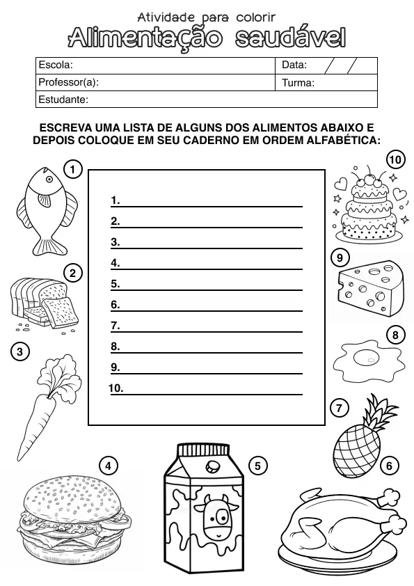 Literacy Coloring Pages – 028