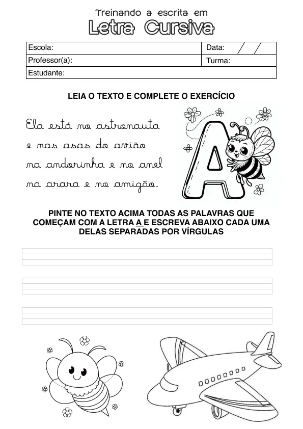 Literacy Coloring Pages – 078