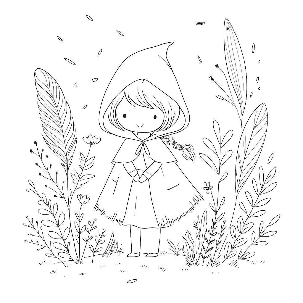 Little Red Riding Hood Coloring Pages – 021