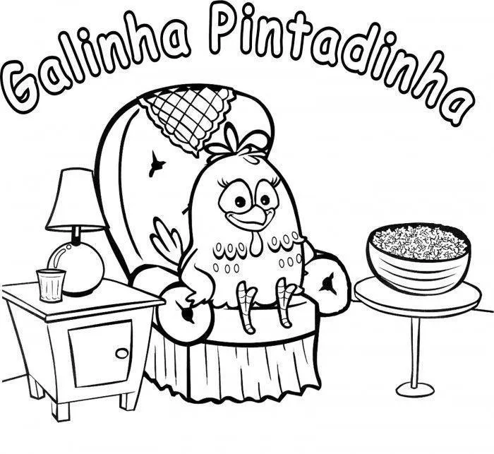 Lottie Dottie Chicken Coloring Pages – 002