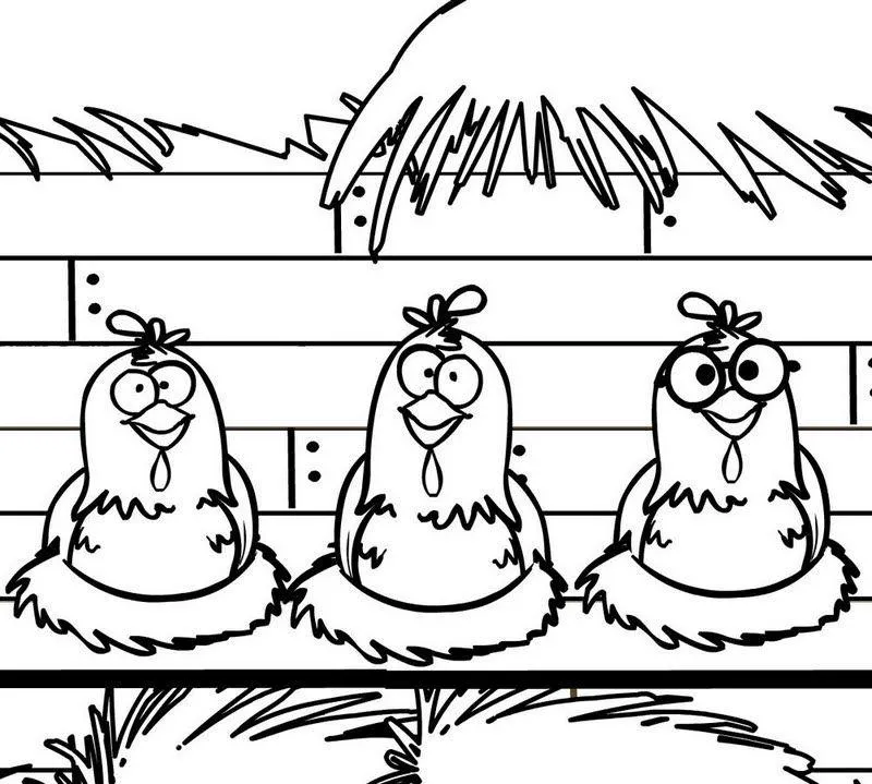 Lottie Dottie Chicken Coloring Pages – 004