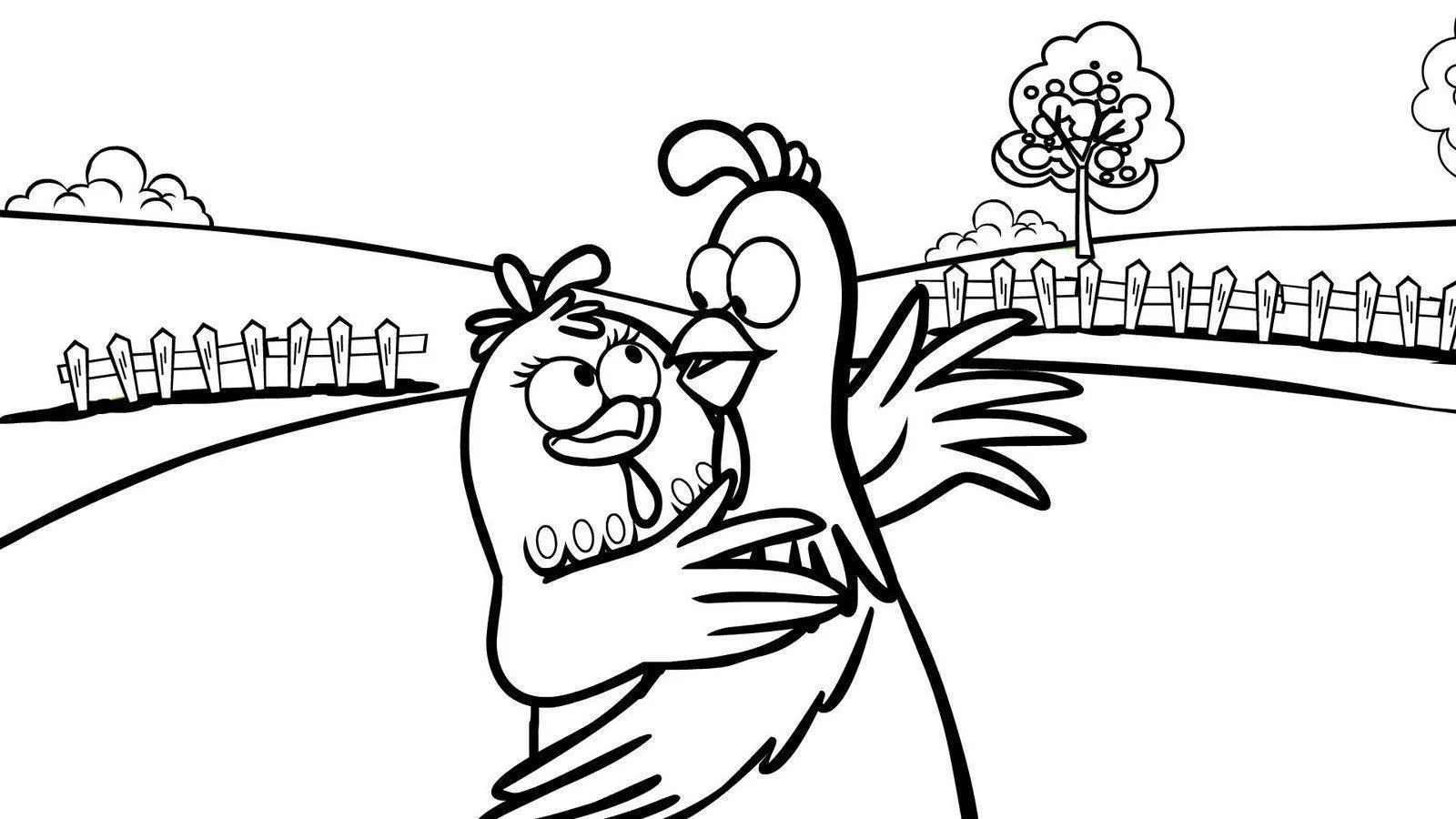 Lottie Dottie Chicken Coloring Pages – 005