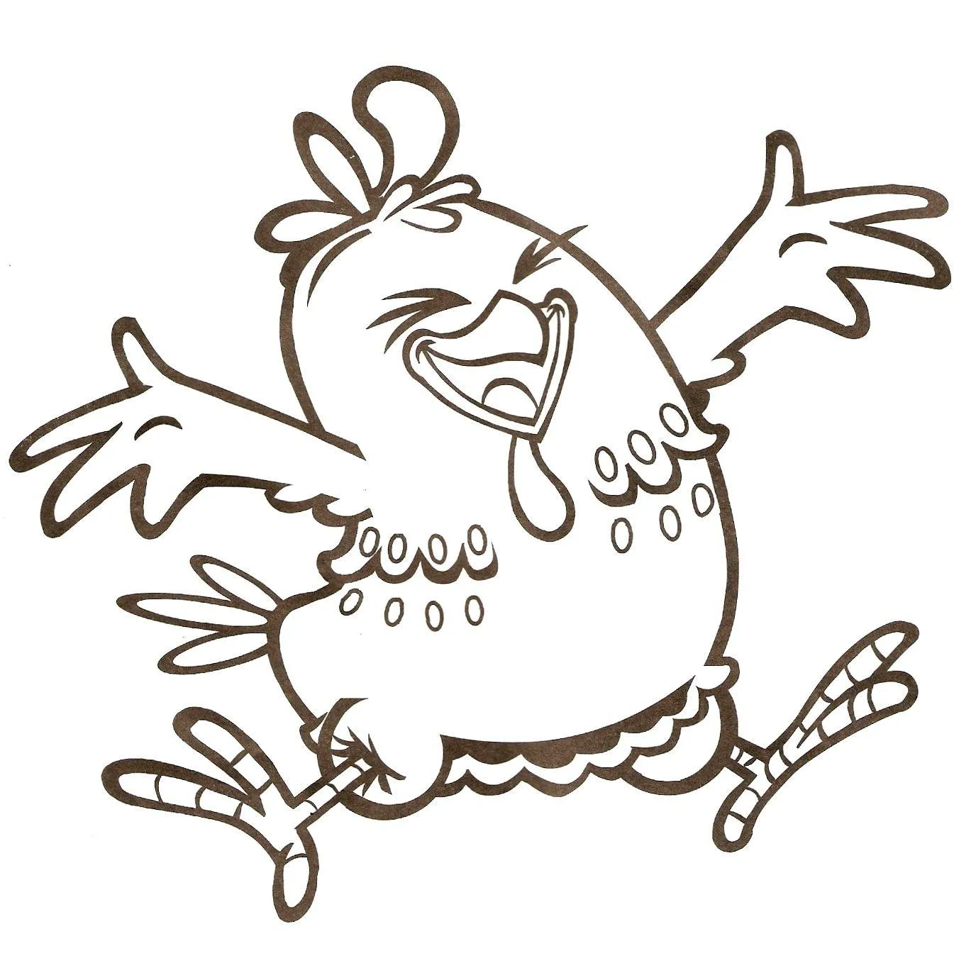 Lottie Dottie Chicken Coloring Pages – 006