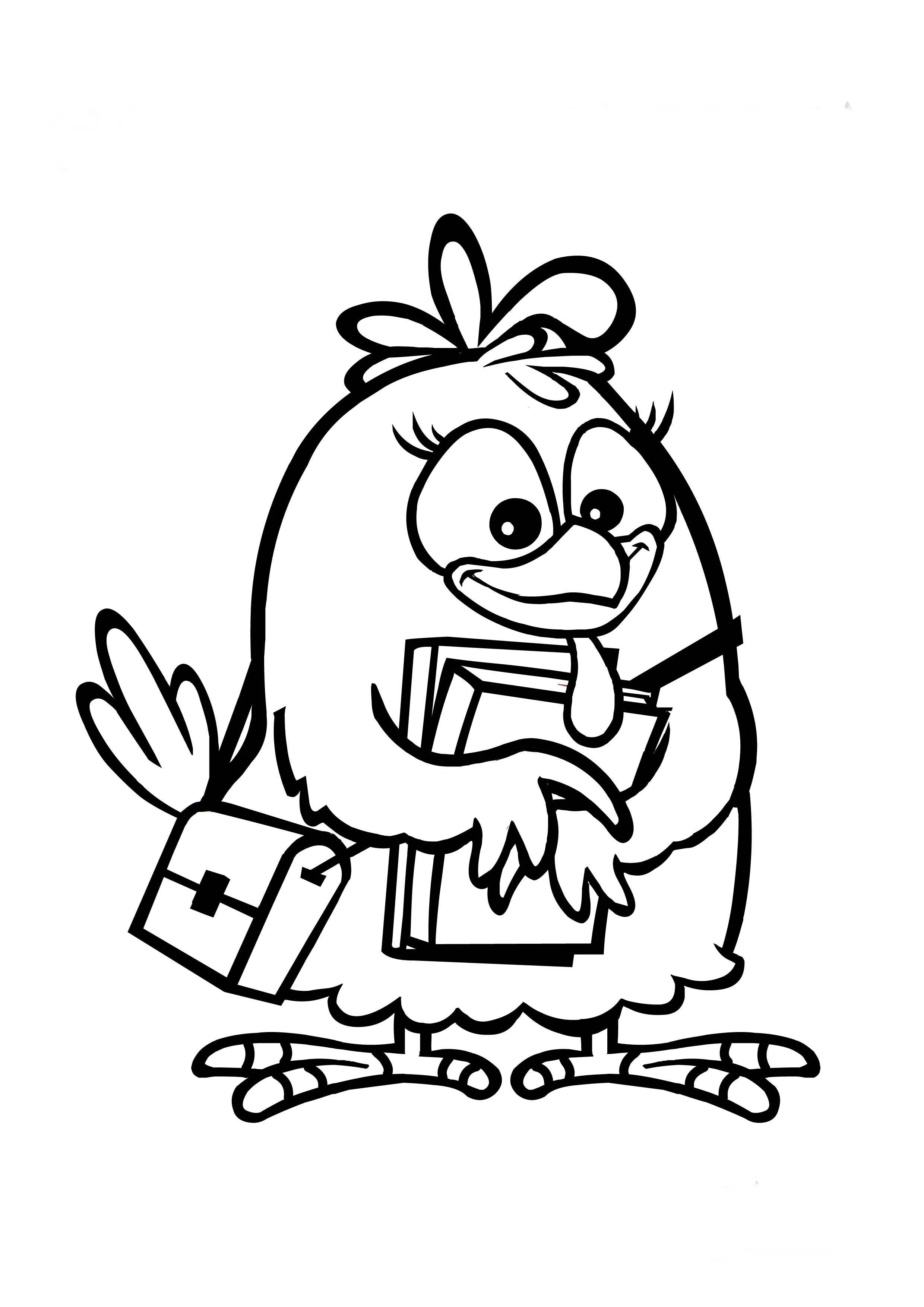 Lottie Dottie Chicken Coloring Pages – 011