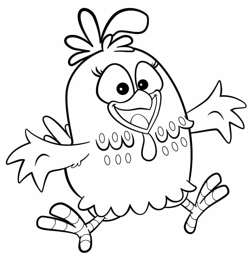 Lottie Dottie Chicken Coloring Pages – 012