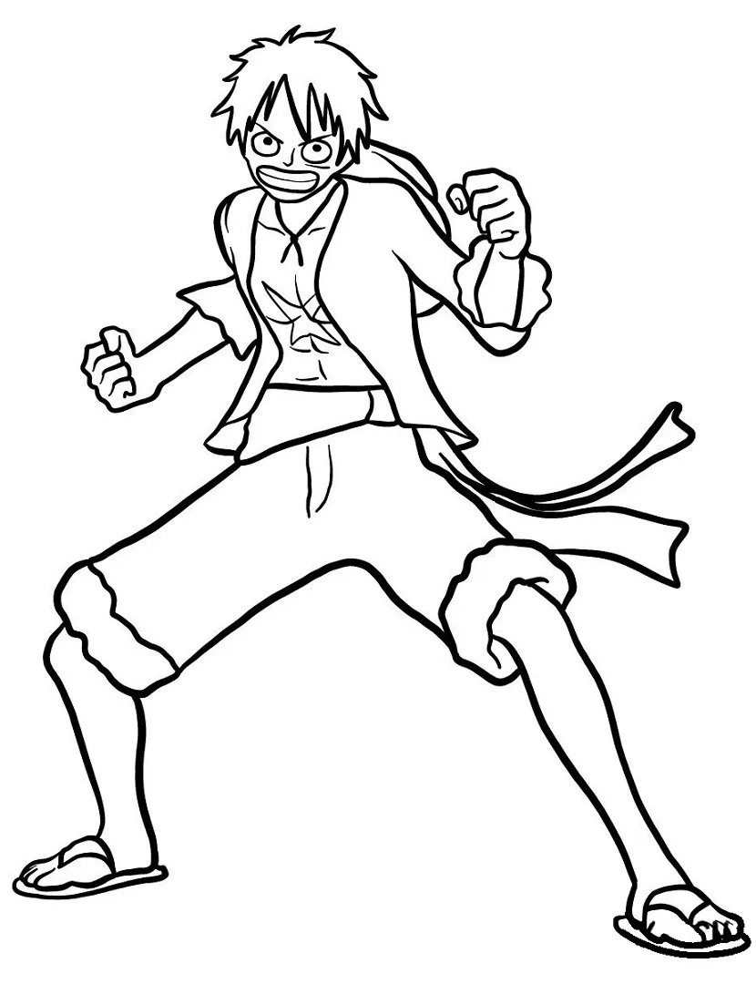 Luffy Coloring Pages – 003