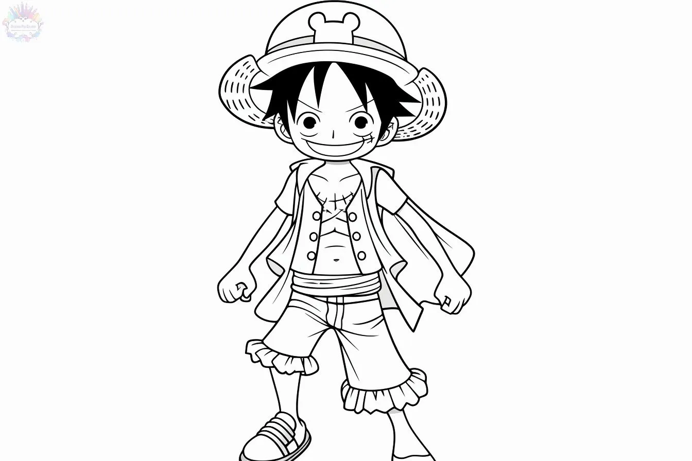 Luffy Coloring Pages – 005