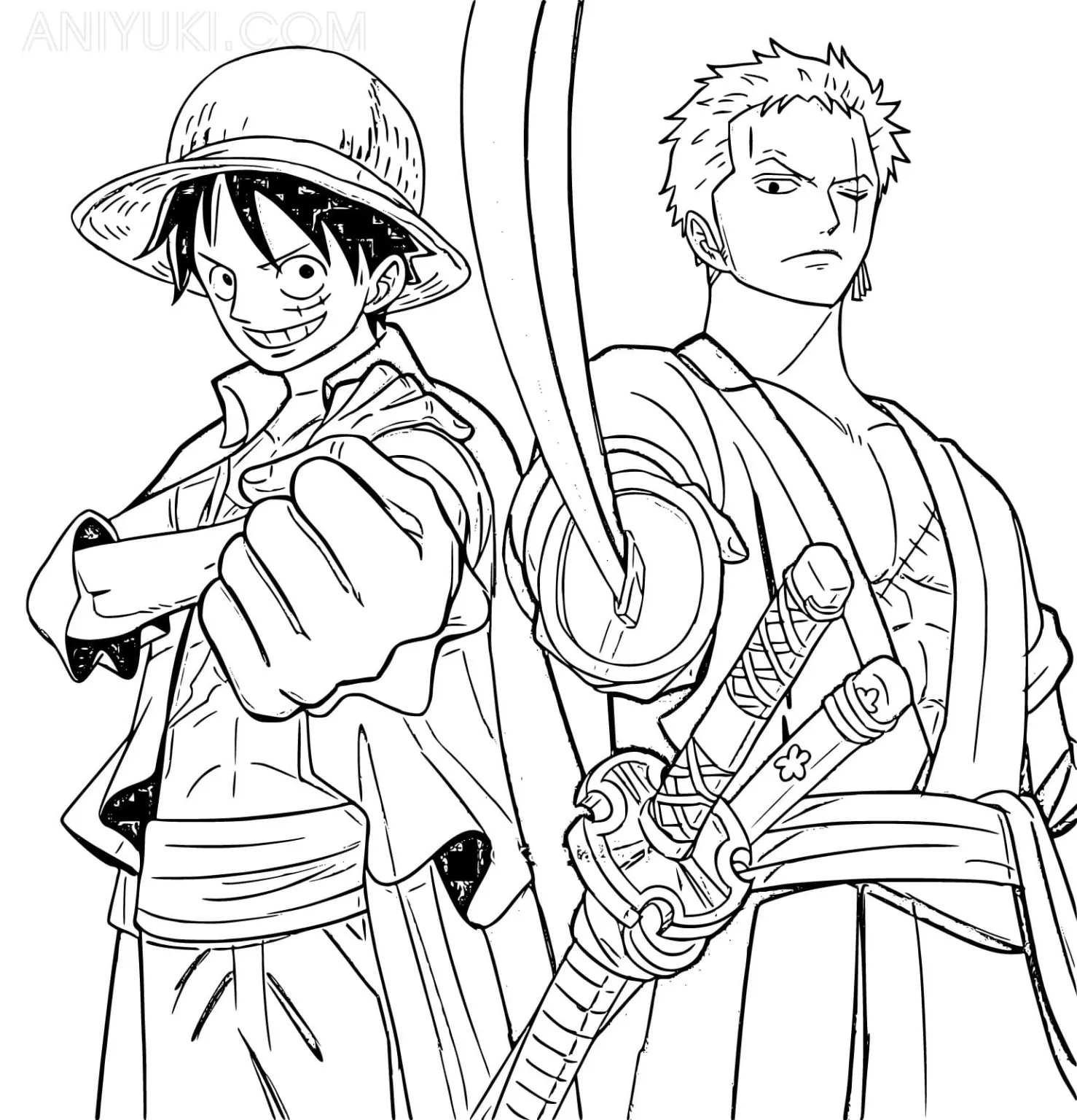Luffy Coloring Pages – 008