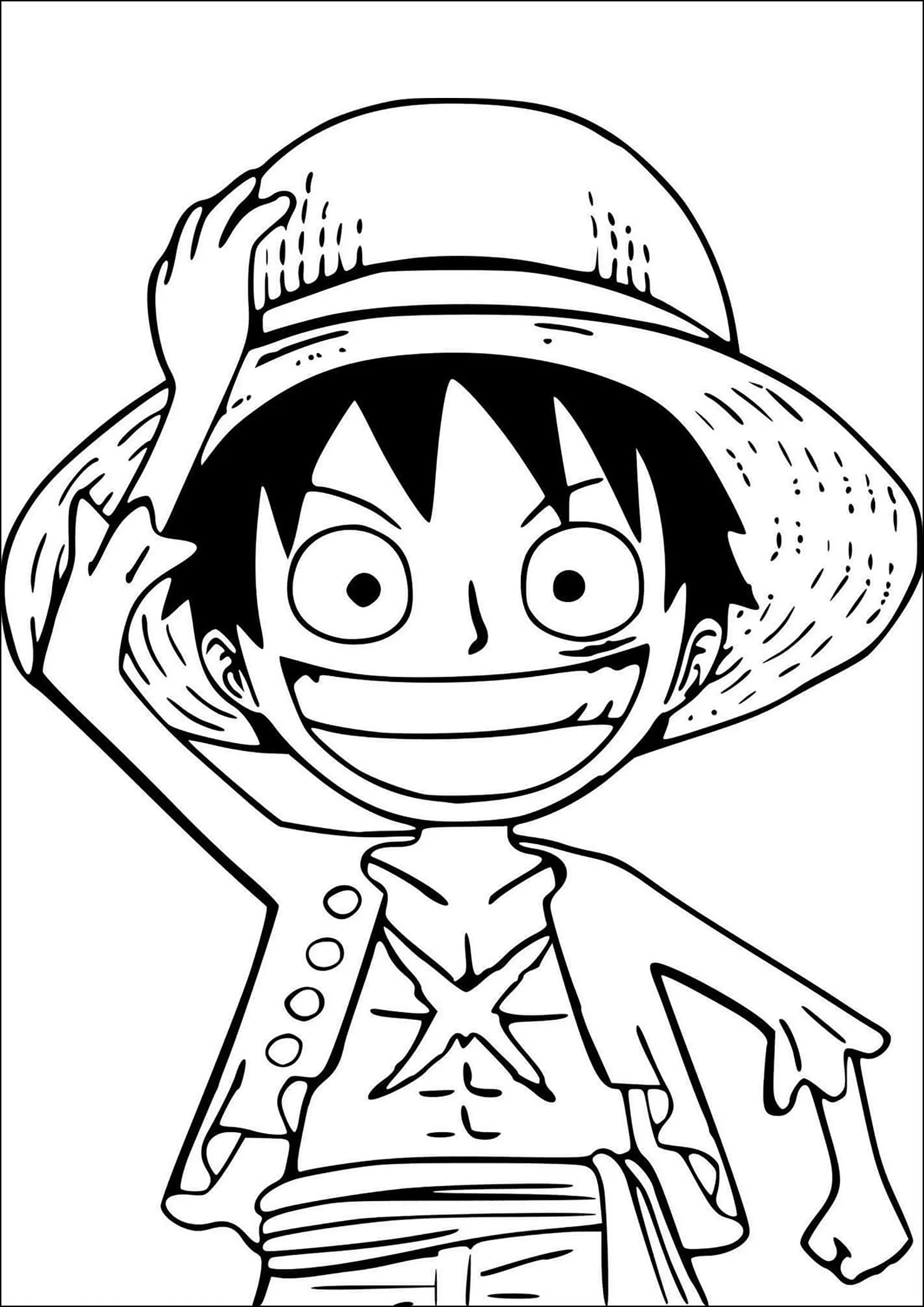 Luffy Coloring Pages – 011