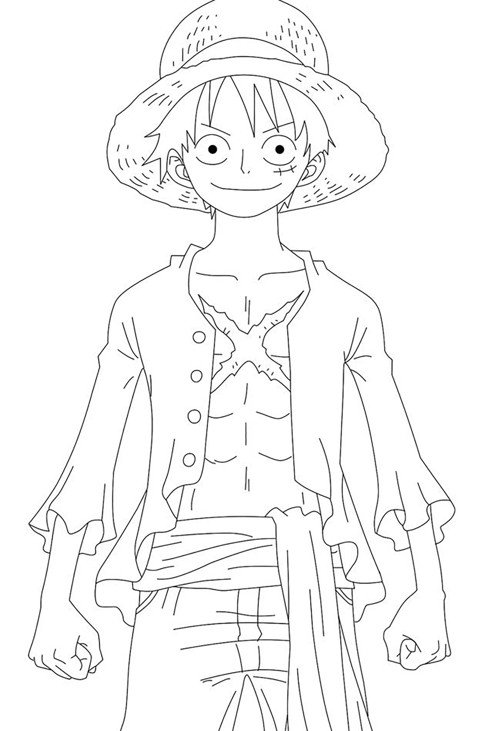 Luffy Coloring Pages – 012