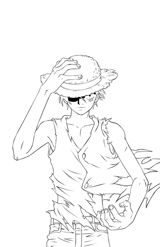 Luffy Coloring Pages – 019