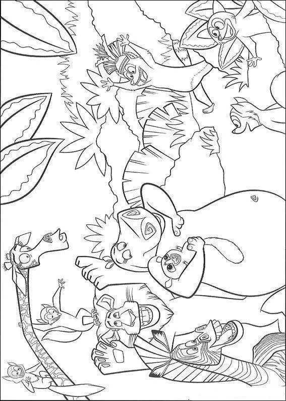 Madagascar Coloring Pages – 002