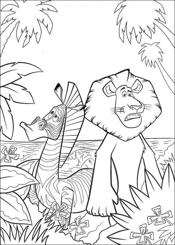 Madagascar Coloring Pages – 007
