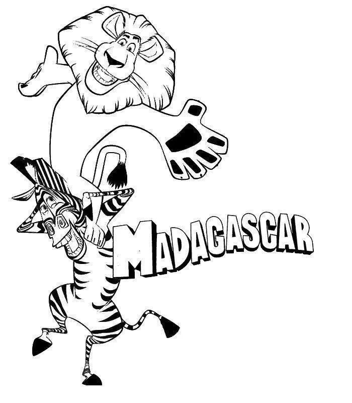 Madagascar Coloring Pages – 010
