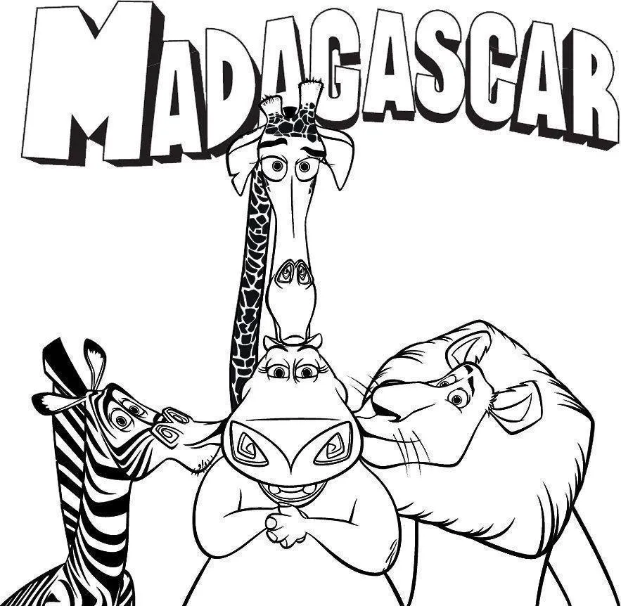 Madagascar Coloring Pages – 013