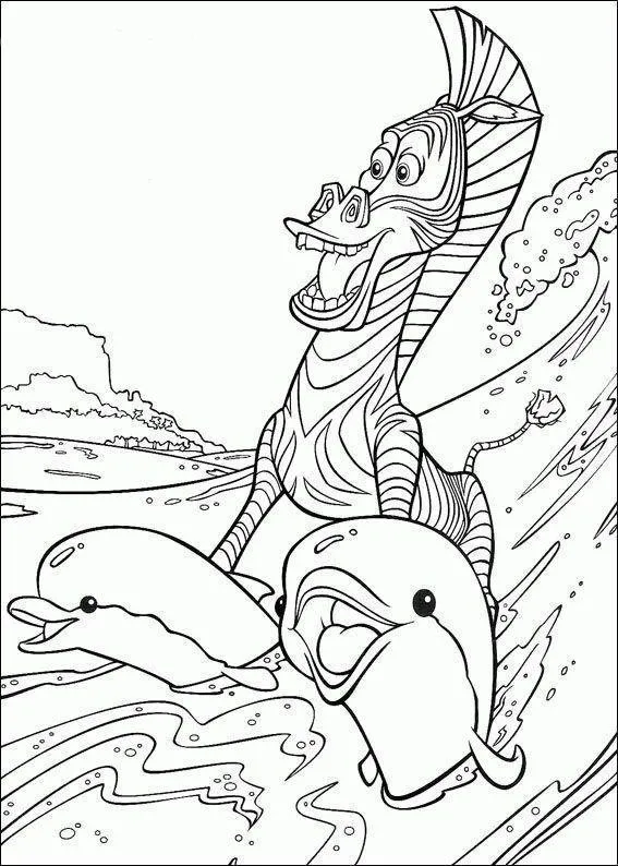 Madagascar Coloring Pages – 015