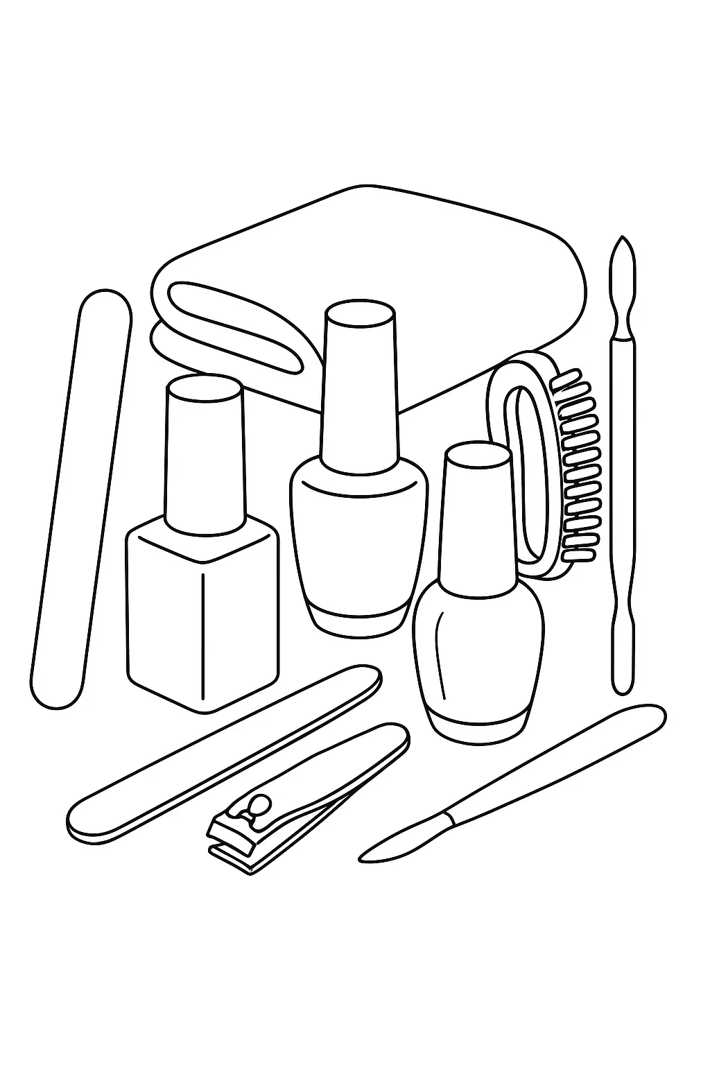 Makeup Coloring Pages – 011
