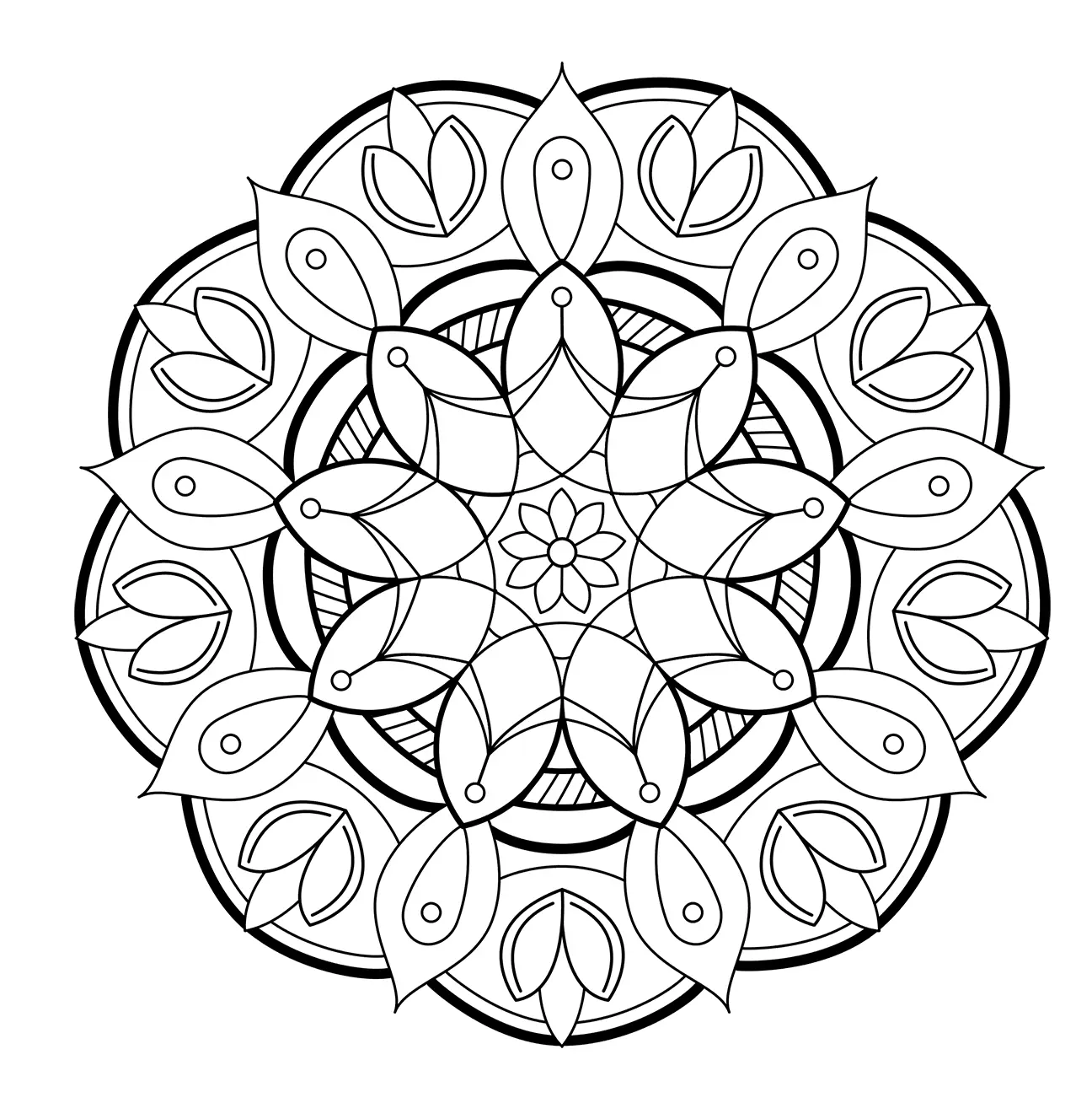 Mandala Coloring Pages – 005