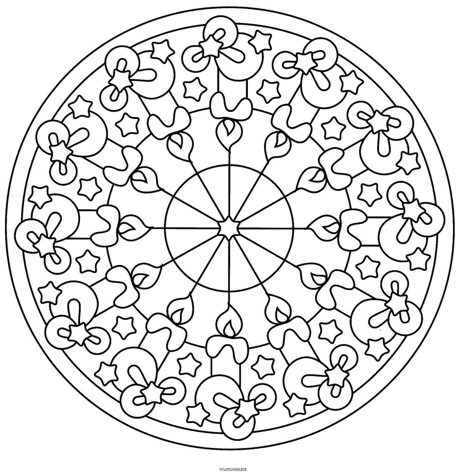 Mandala Coloring Pages – 010