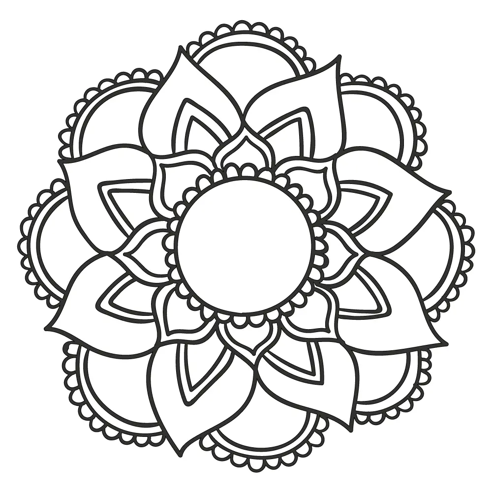 Mandala Coloring Pages – 012