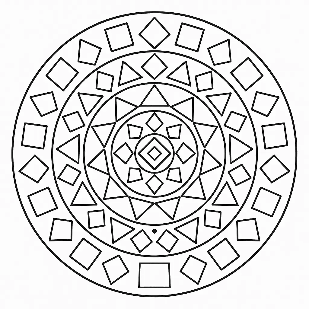 Mandala Coloring Pages – 022