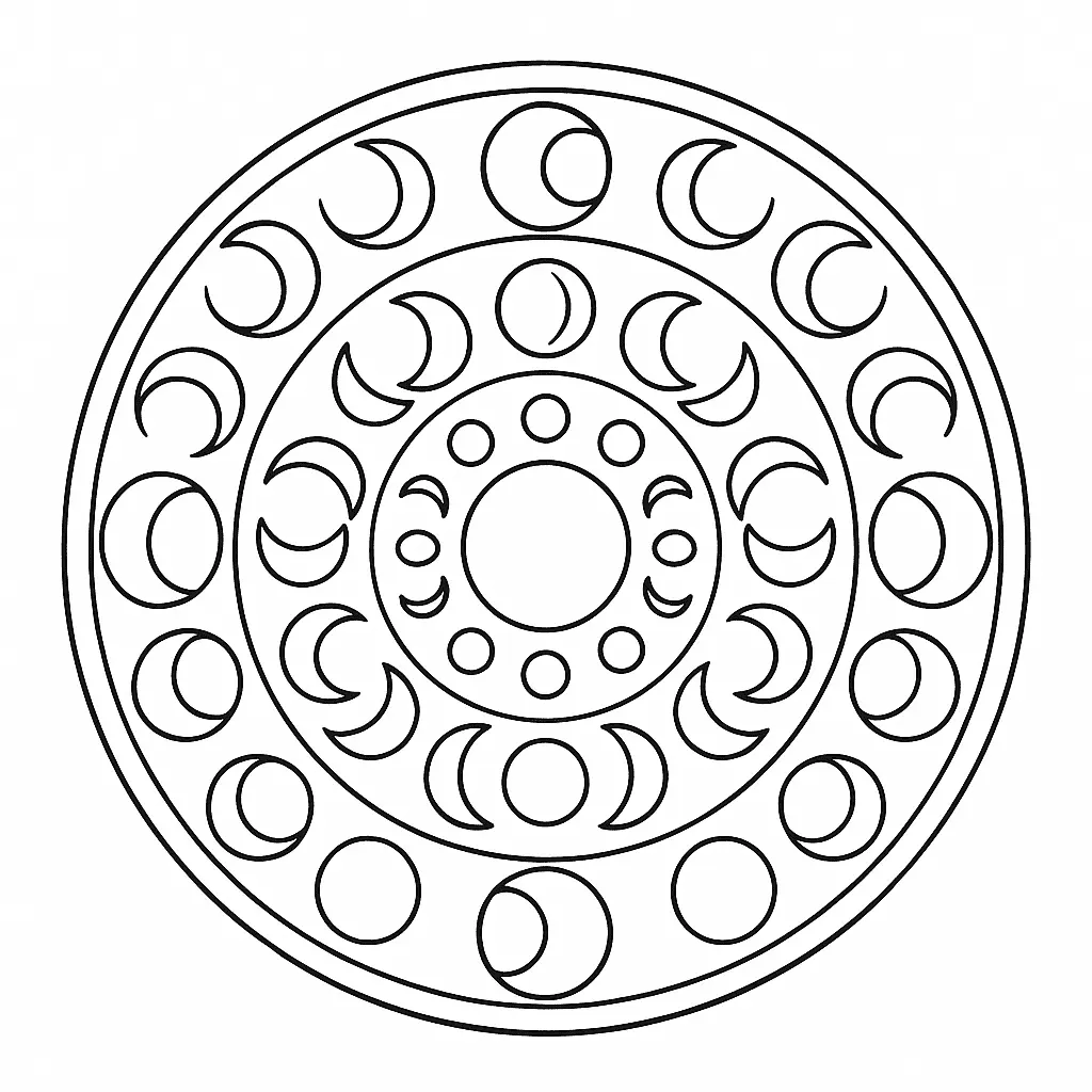 Mandala Coloring Pages – 027