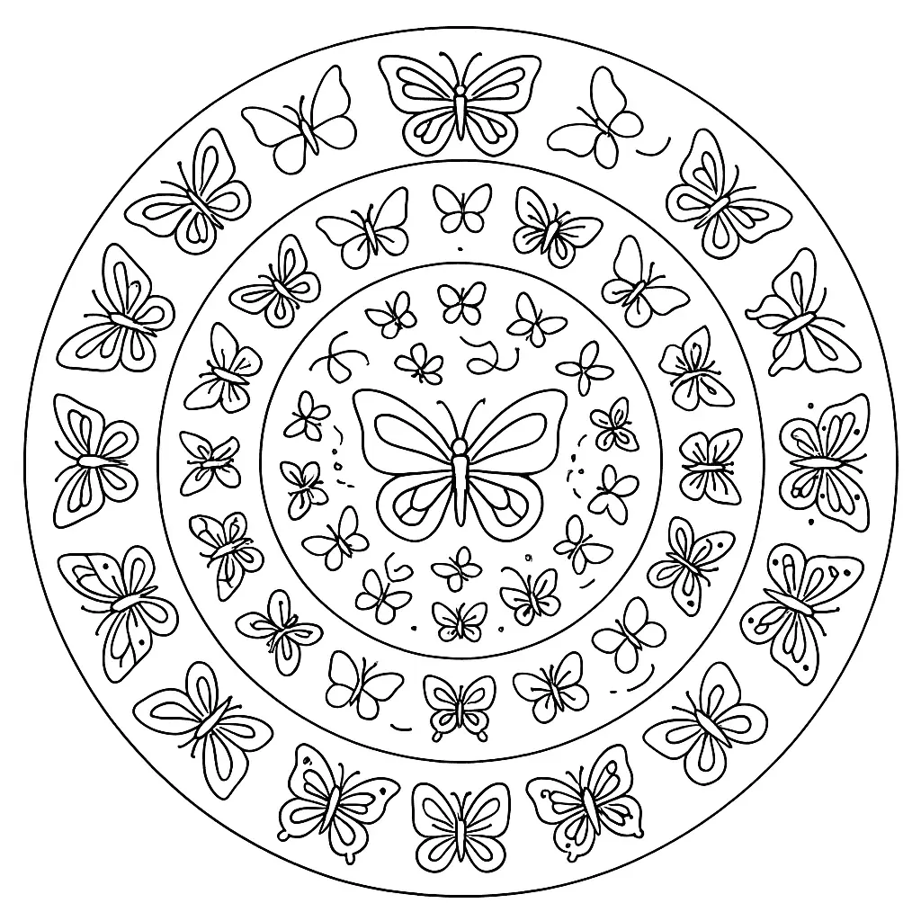 Mandala Coloring Pages – 028
