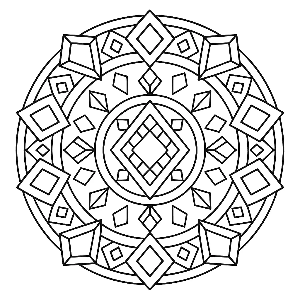 Mandala Coloring Pages – 030