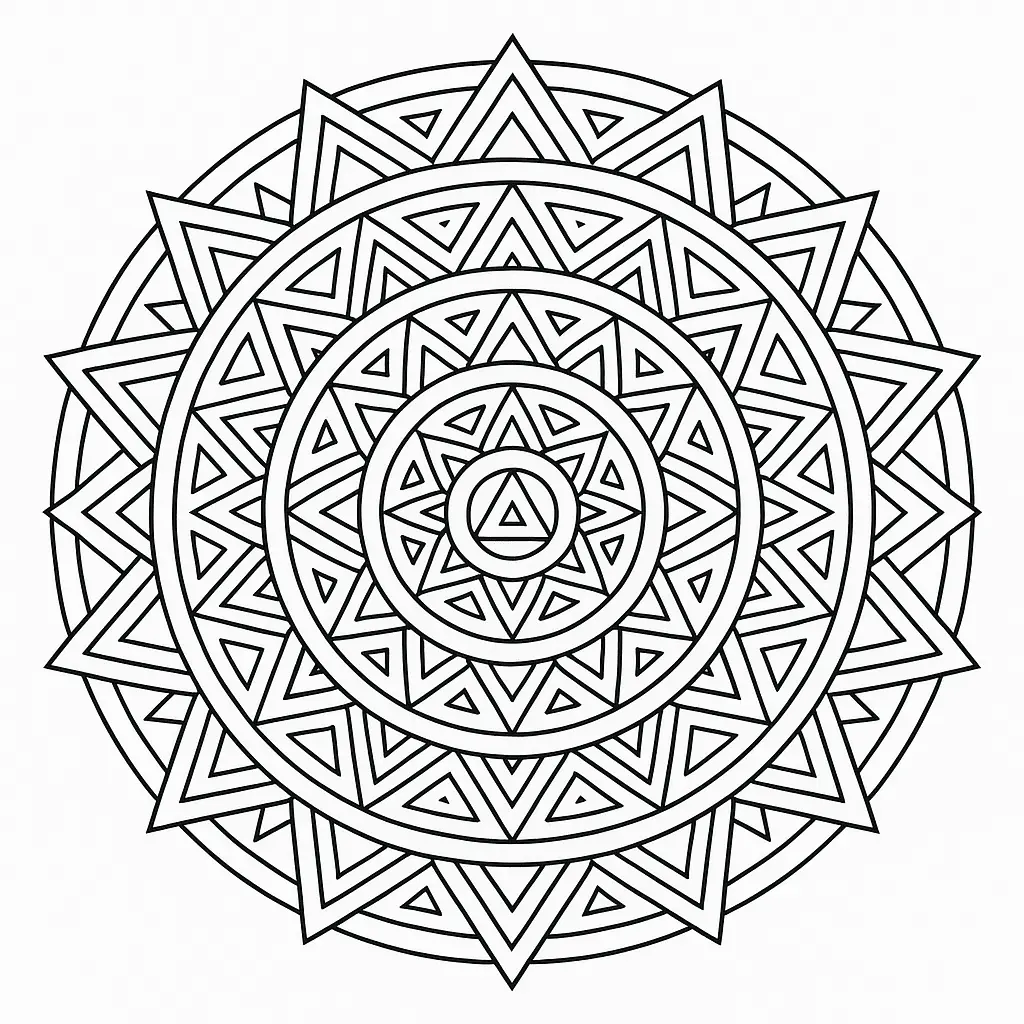 Mandala Coloring Pages – 033