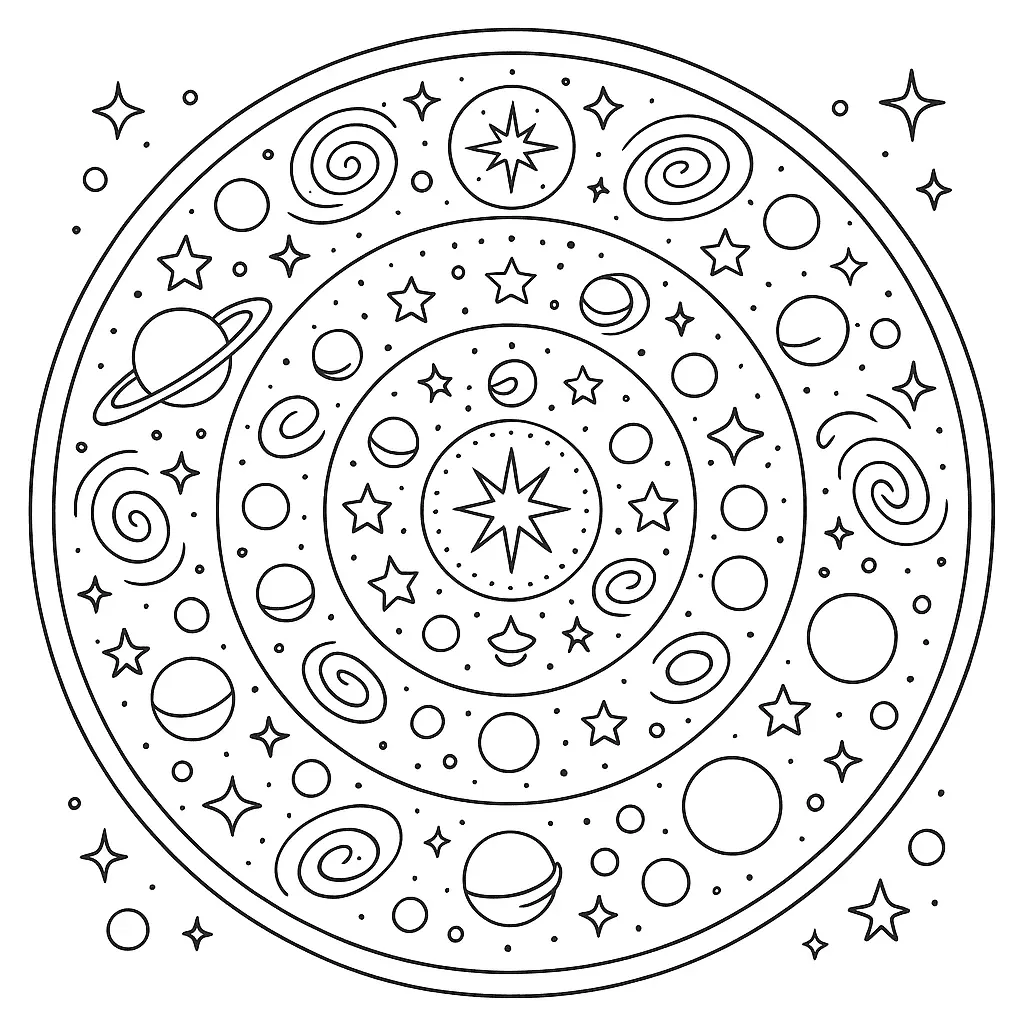 Mandala Coloring Pages – 041