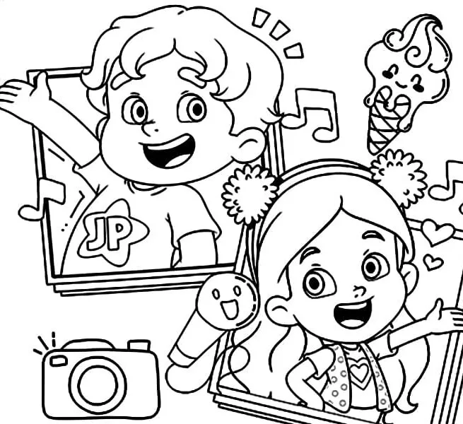 Maria Clara And Jp Coloring Pages – 008