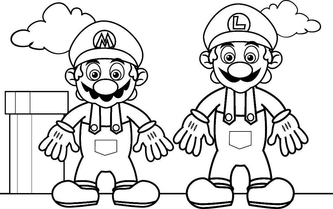 Mario Bros Coloring Pages – 005