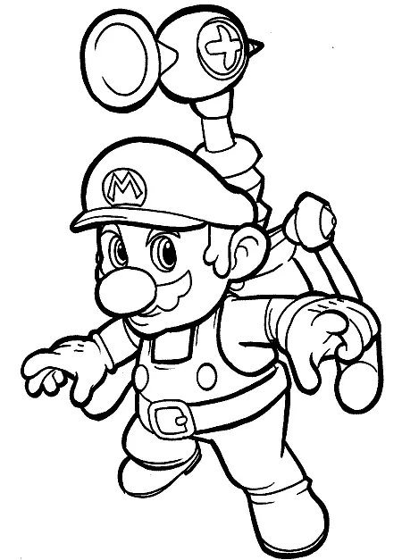 Mario Bros Coloring Pages – 009