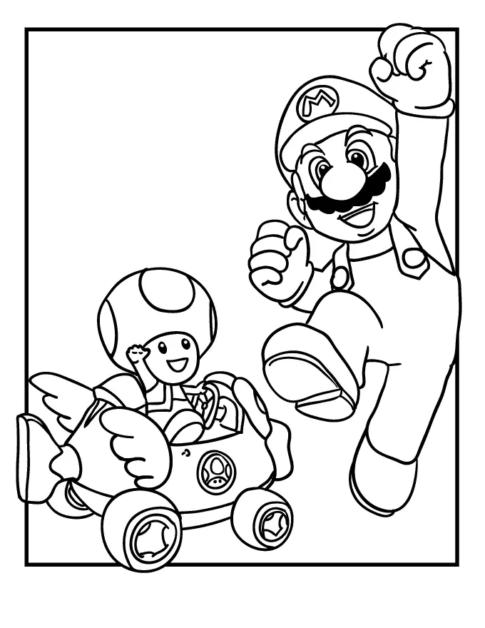 Mario Bros Coloring Pages – 013
