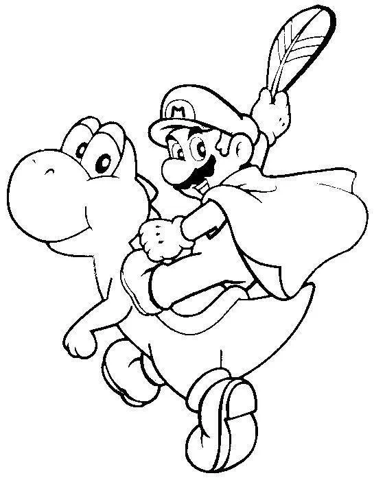 Mario Bros Coloring Pages – 014