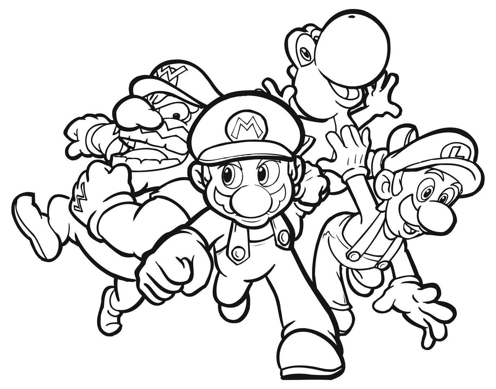 Mario Bros Coloring Pages – 016