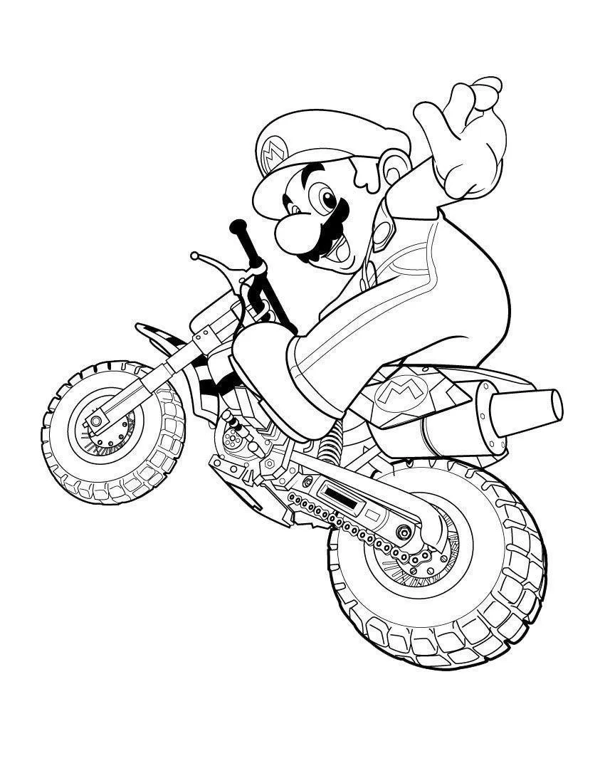 Mario Bros Coloring Pages – 021