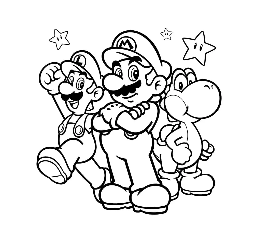 Mario Bros Coloring Pages – 033