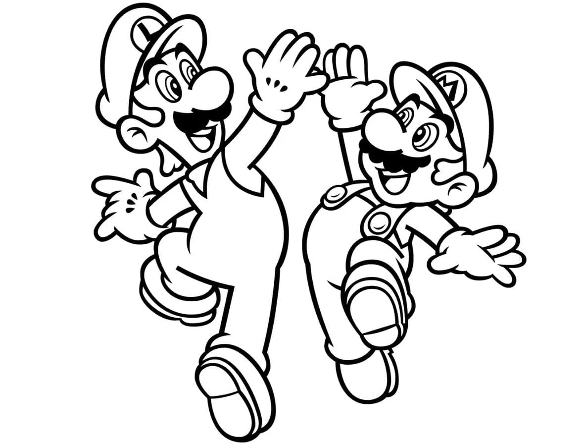 Mario Bros Coloring Pages – 034