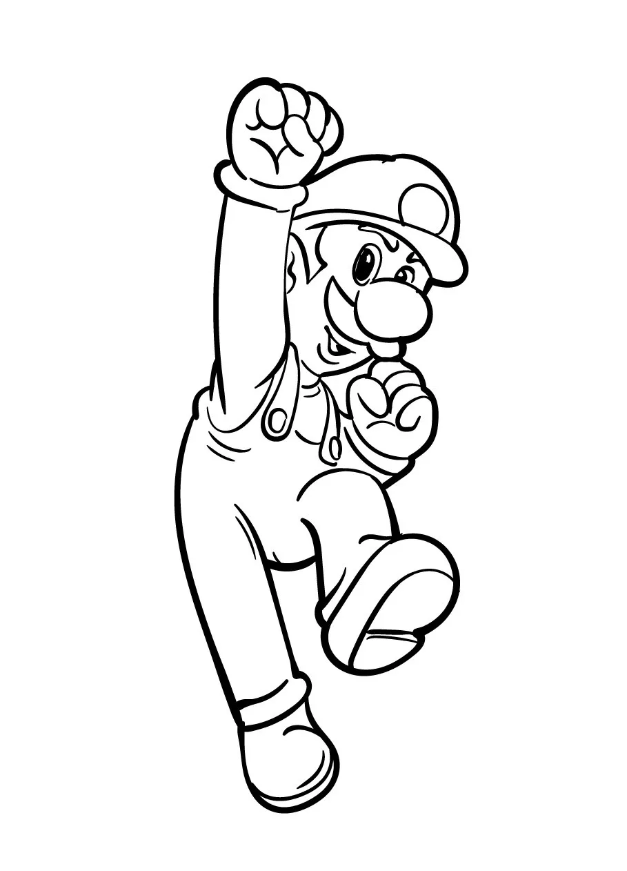 Mario Bros Coloring Pages – 035