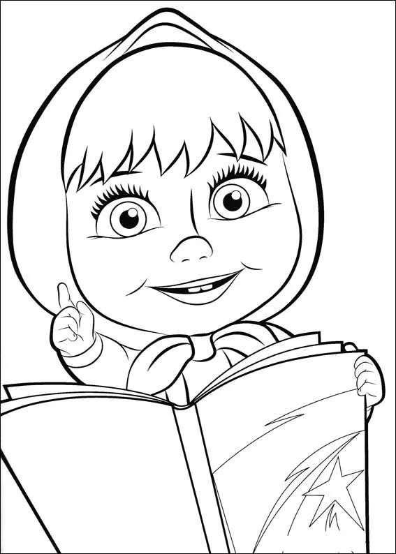 Masha And The Bear Coloring Pages – 003