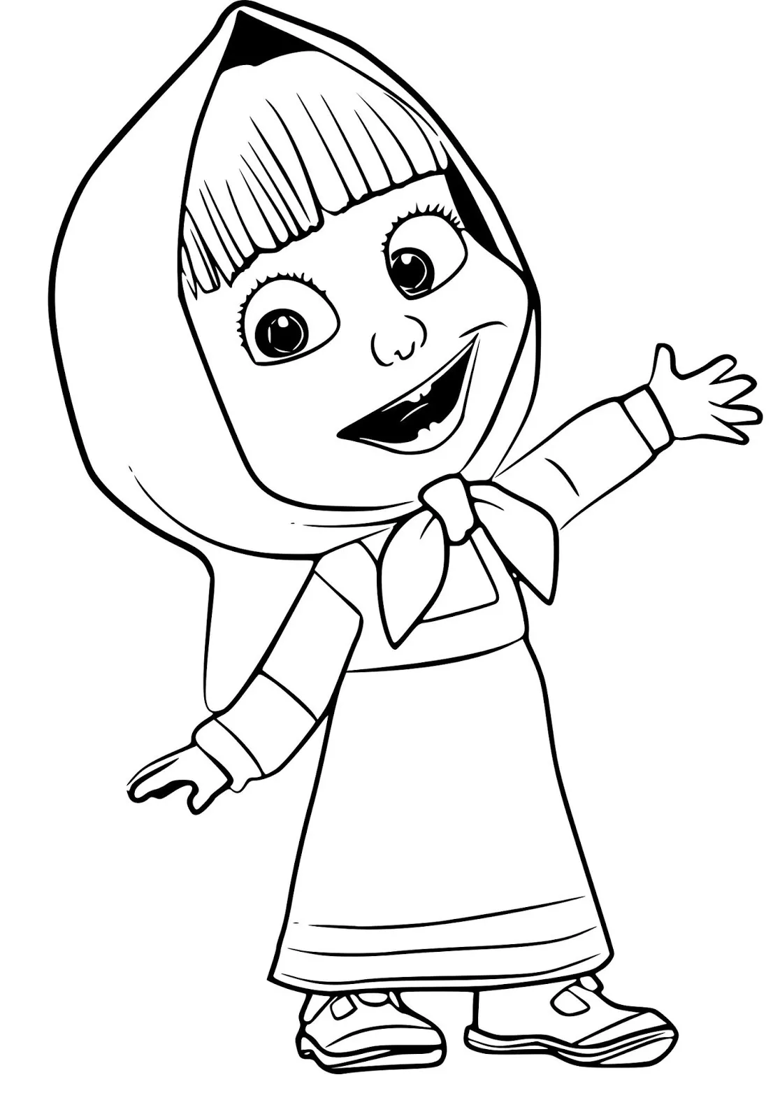 Masha And The Bear Coloring Pages – 005