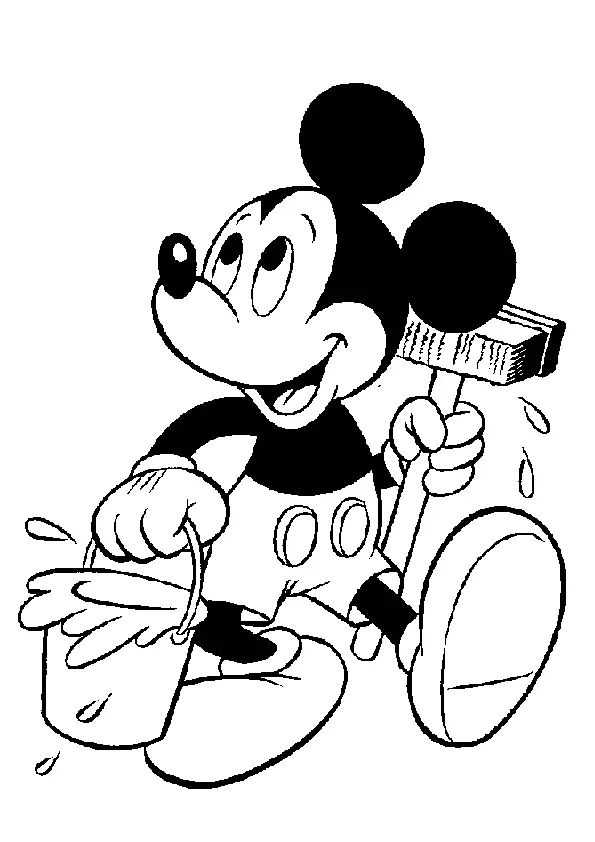 Mickey Mouse Coloring Pages – 027